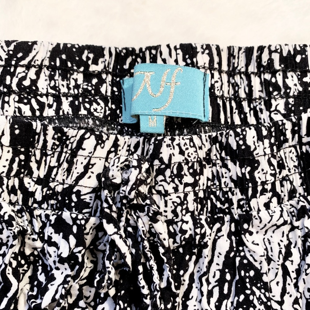 B&W Patterned Pants - Picture 2 of 3